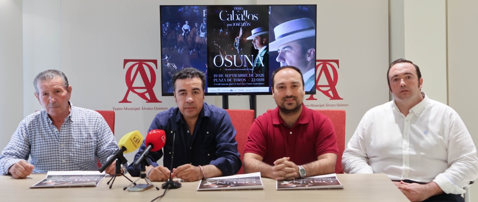 Presentado el espectáculo ¿Tierra de Caballos¿ que se celebrará el 19 de septiembre en la Plaza de Toros